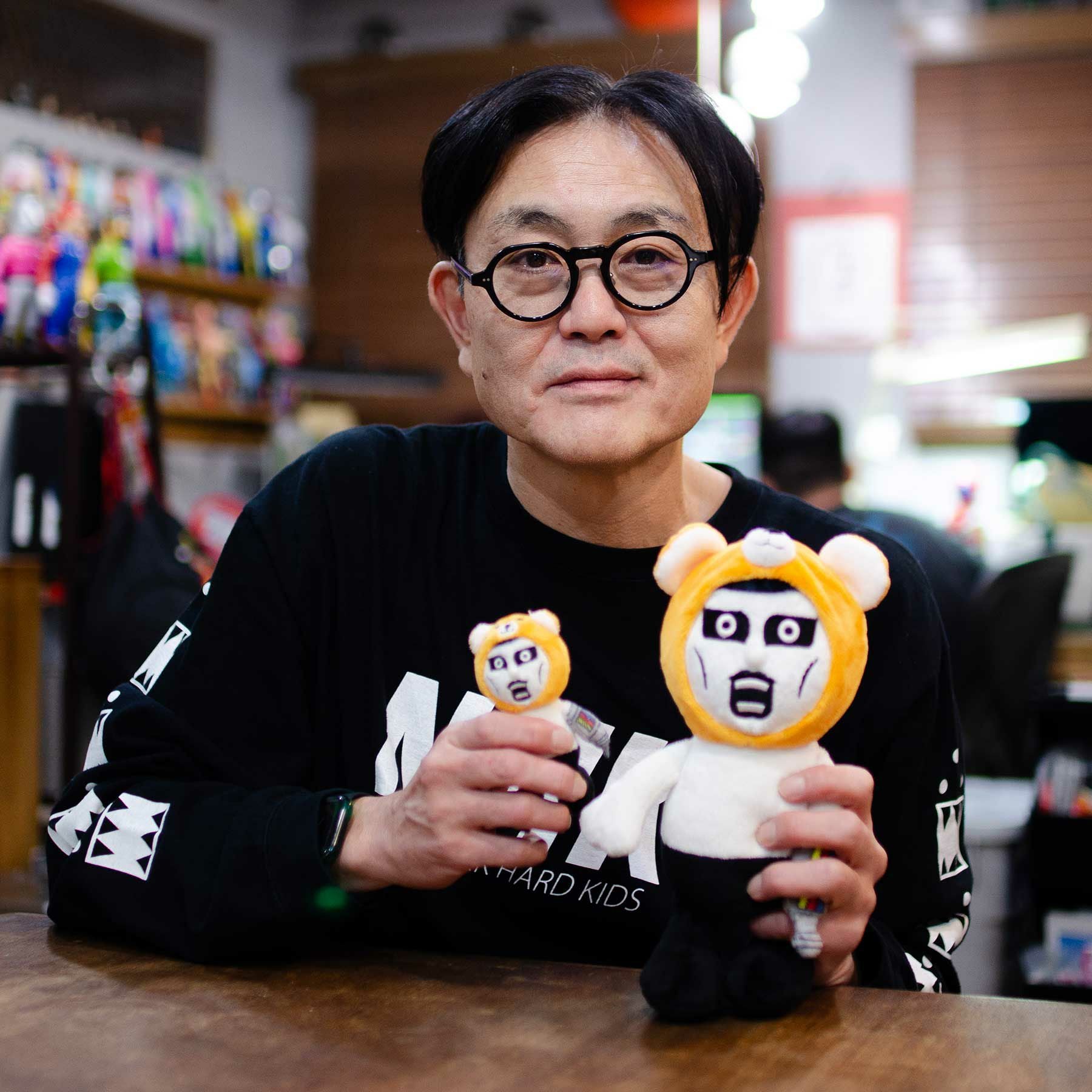 DUNKぬいぐるみ Mサイズ2体 NICI×PUNK DRUNKERS(パンクドランカーズ) くまあいつ ぬいぐるみ25cm