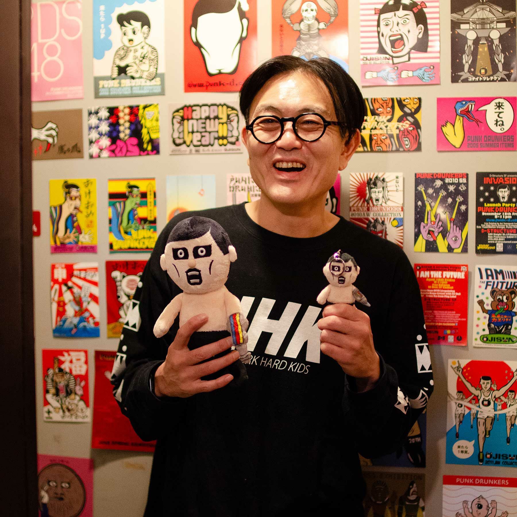 NICI×PUNK DRUNKERS(パンクドランカーズ) キーホルダー あいつ 10cm