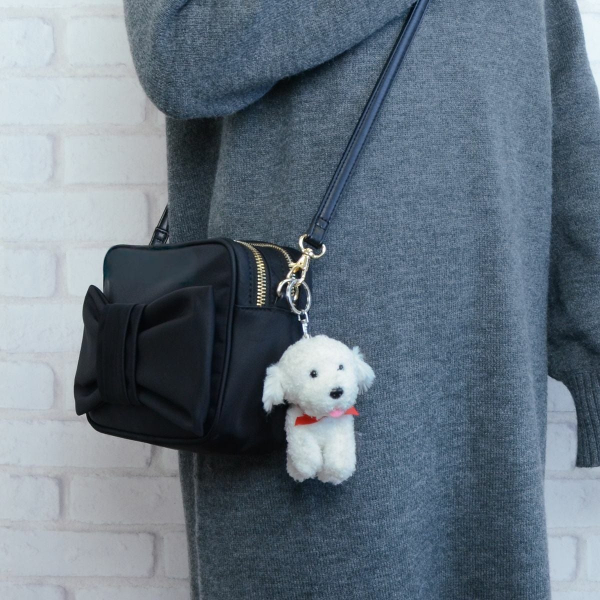 キーホルダー ビションフリーゼ スタンディング 10cm/NICI(ニキ