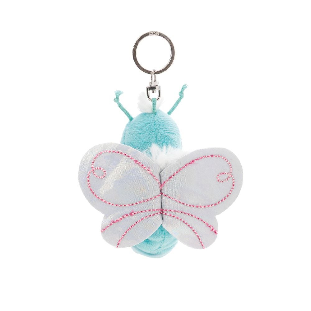 キーホルダー GH26 フリビーズ バタフライ ブルー 10cm／NICI（ニキ
