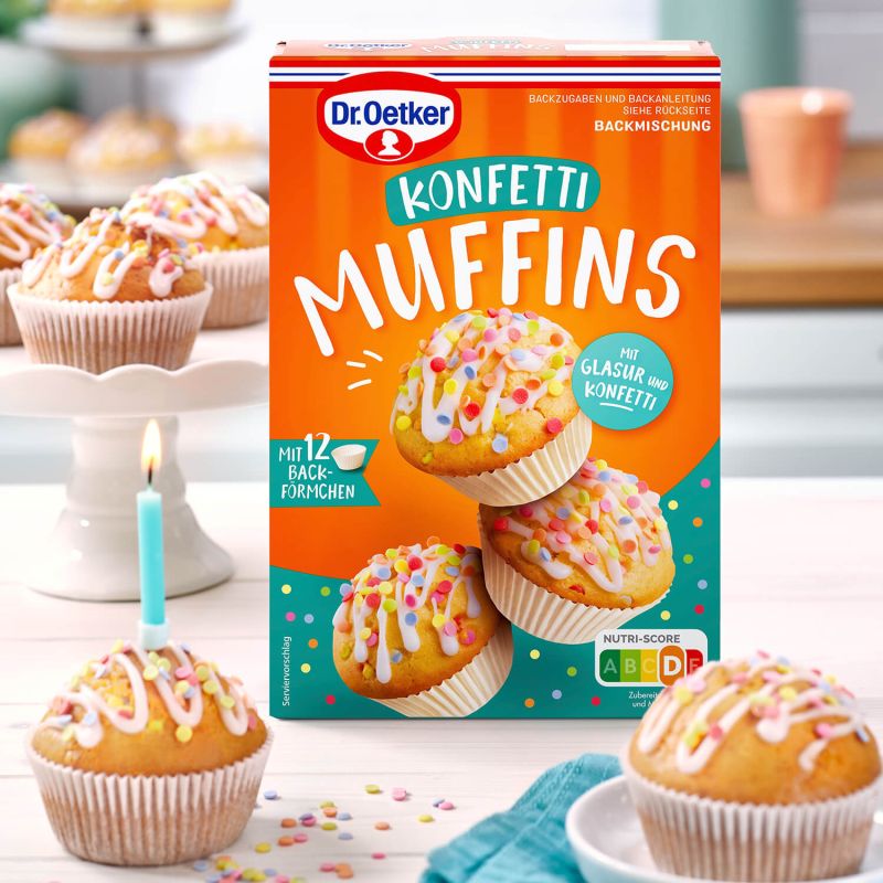 Baking mix（ベーキングミックス）カラフルマフィンキット／Dr.Oetker