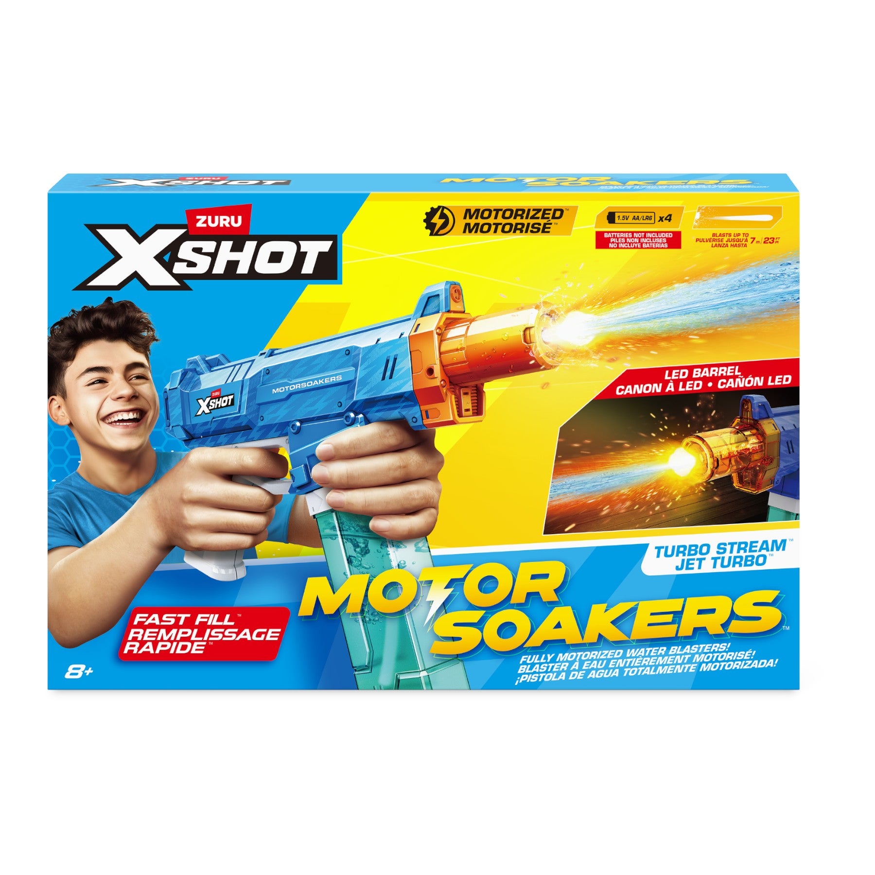 XSHOT ウォーターガン ターボストーム モーターソーカー 電動水鉄砲