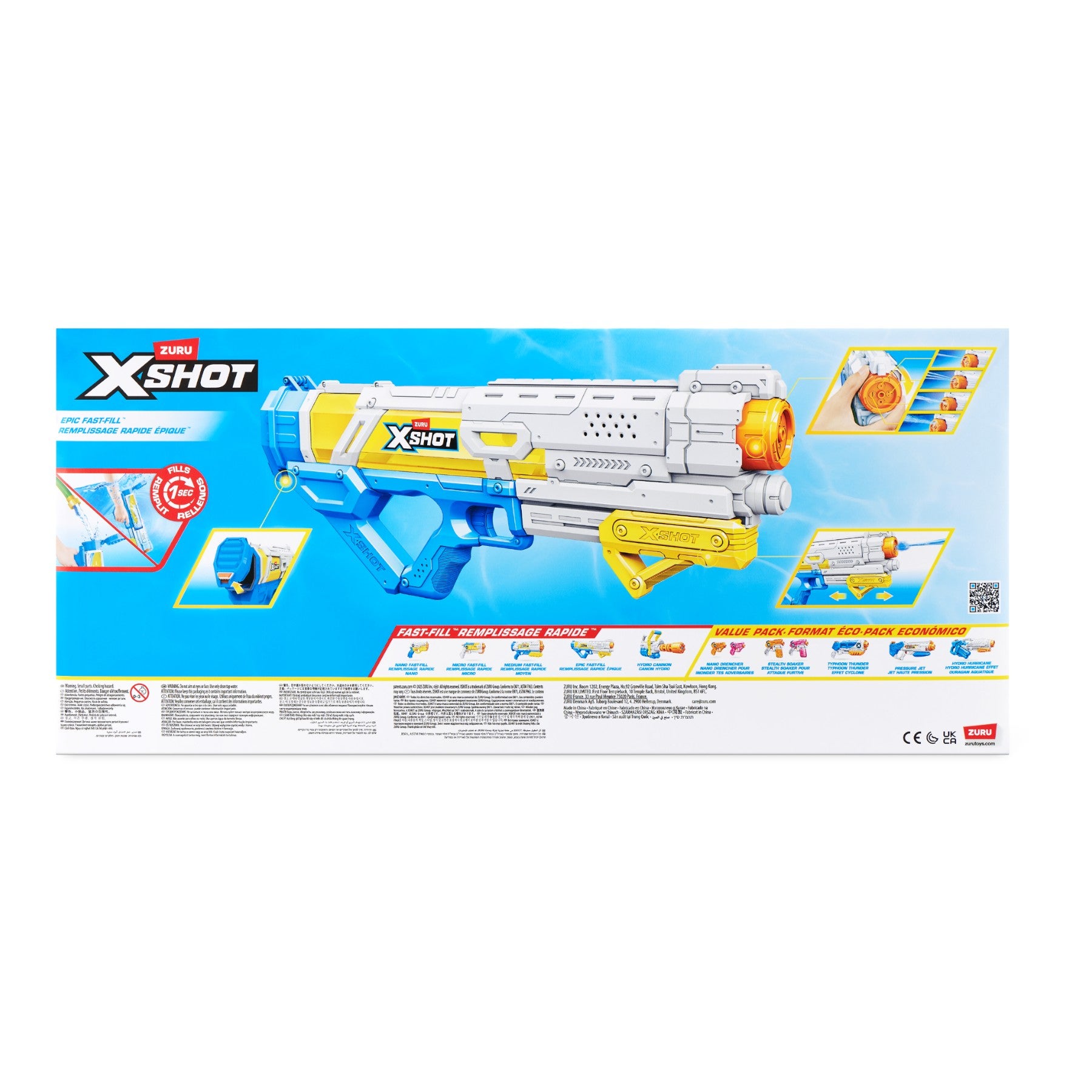 XSHOT ウォーターガン ファストフィル エピック 水鉄砲／ZURU
