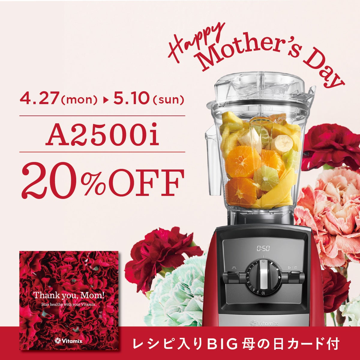 Vitamix／バイタミックス公式｜ミキサー・ブレンダー本体／アントレ