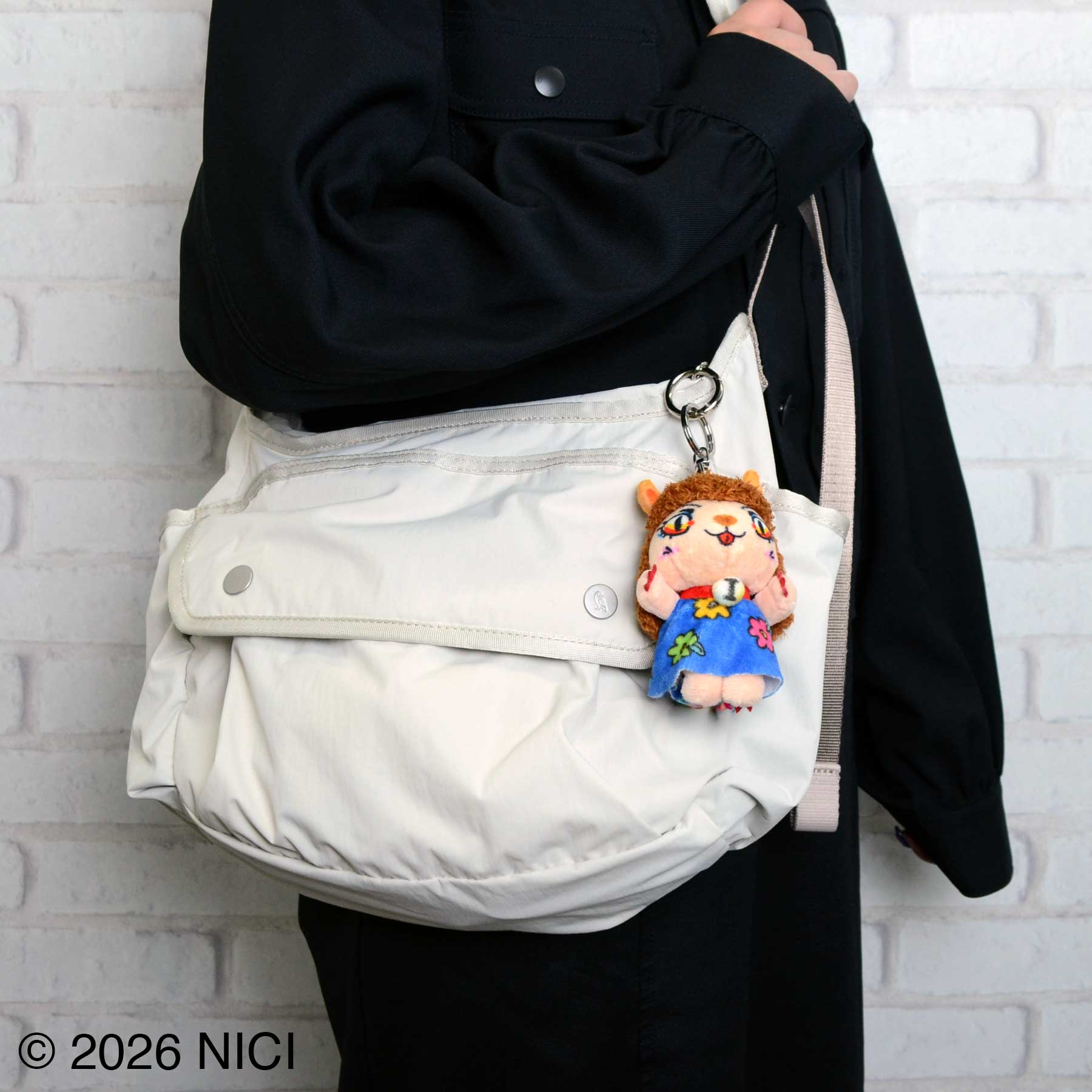 キーホルダー 妖怪 ねこむすめ 10cm/ちづるん／NICI（ニキ