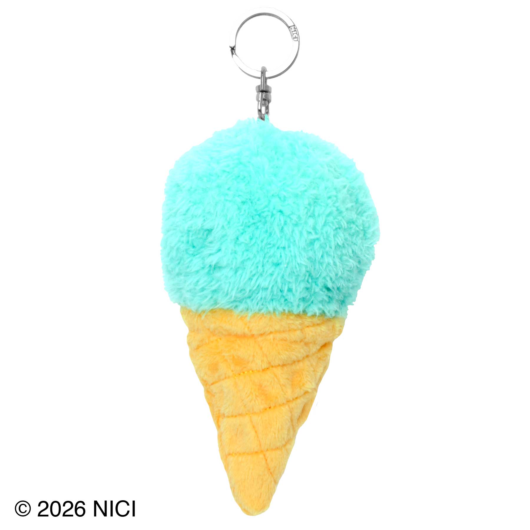 キーホルダー アイスクリーム ミント +ゴリラ 6cm／NICI（ニキ