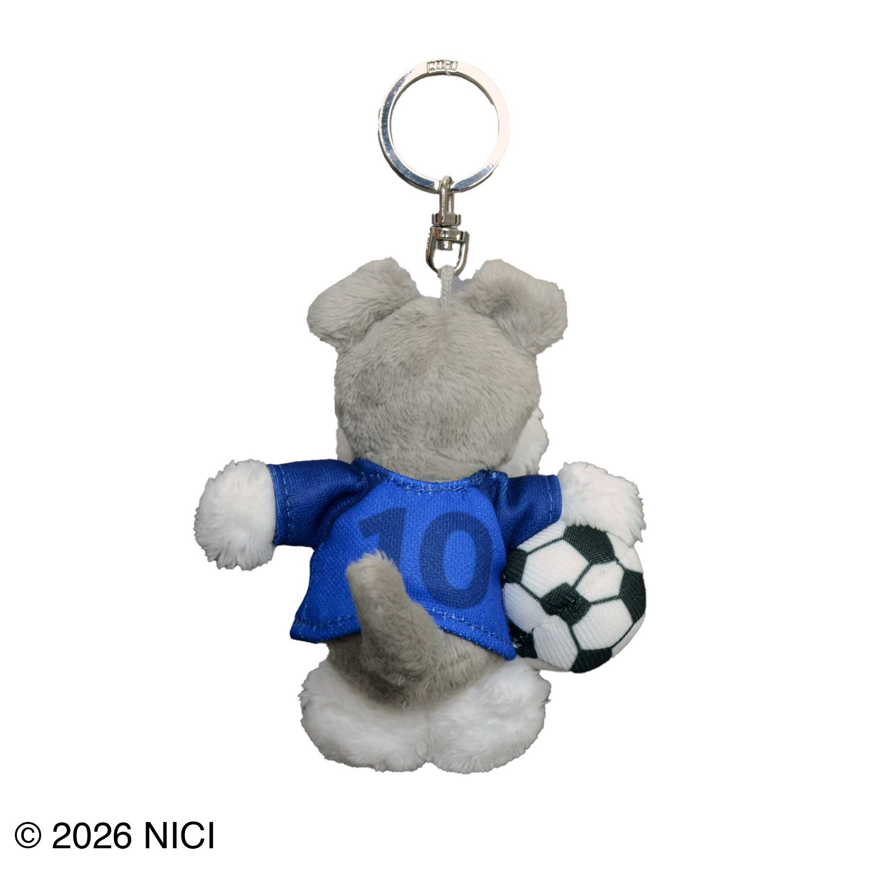 キーホルダー シュナウザー＋サッカー 10cm／NICI（ニキ）(VVc