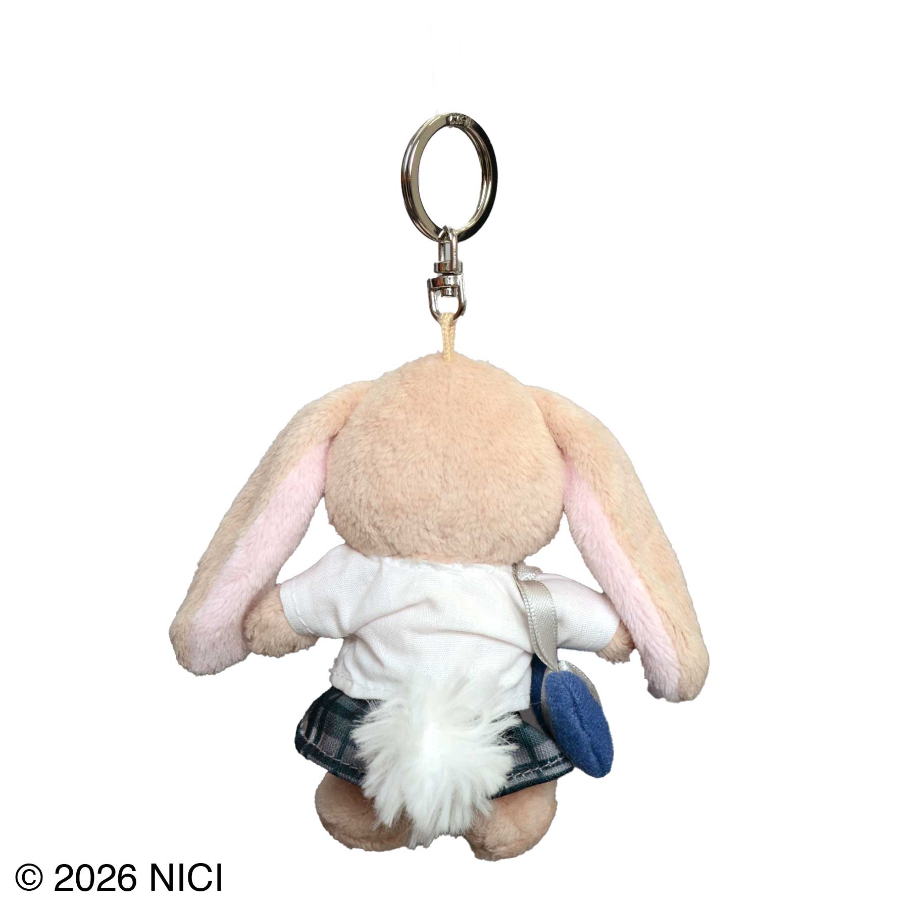 キーホルダー タレミミウサギ＋スクールユニフォーム 10cm／NICI