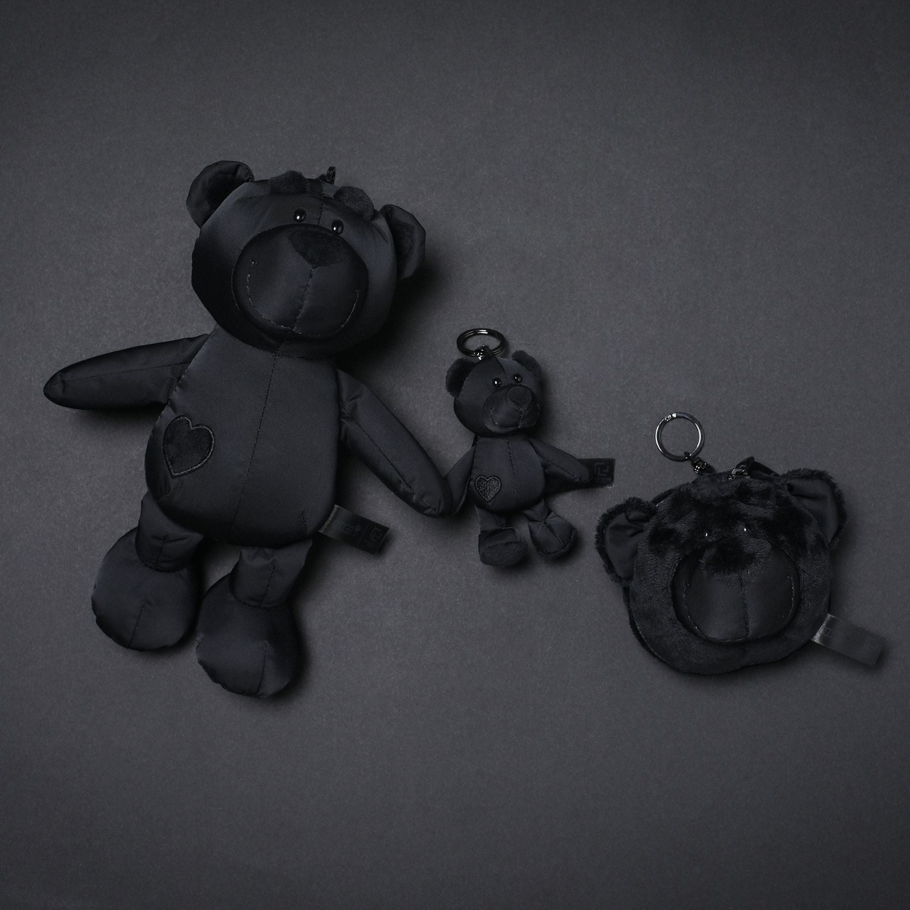 NICI×RAMIDUS（ラミダス）ぬいぐるみ BLACK BEAUTY LOVE BEAR 25cm