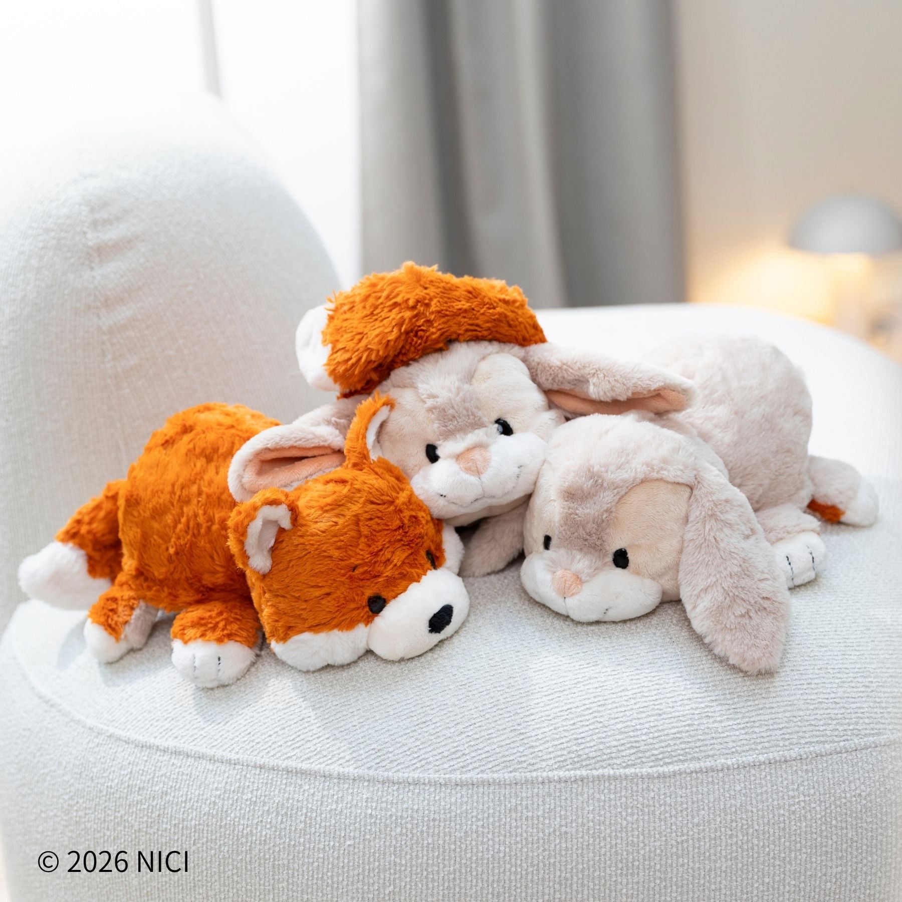 Twistimals 2in1 ラビット＆フォックス 25cm ぬいぐるみ／NICI（ニキ