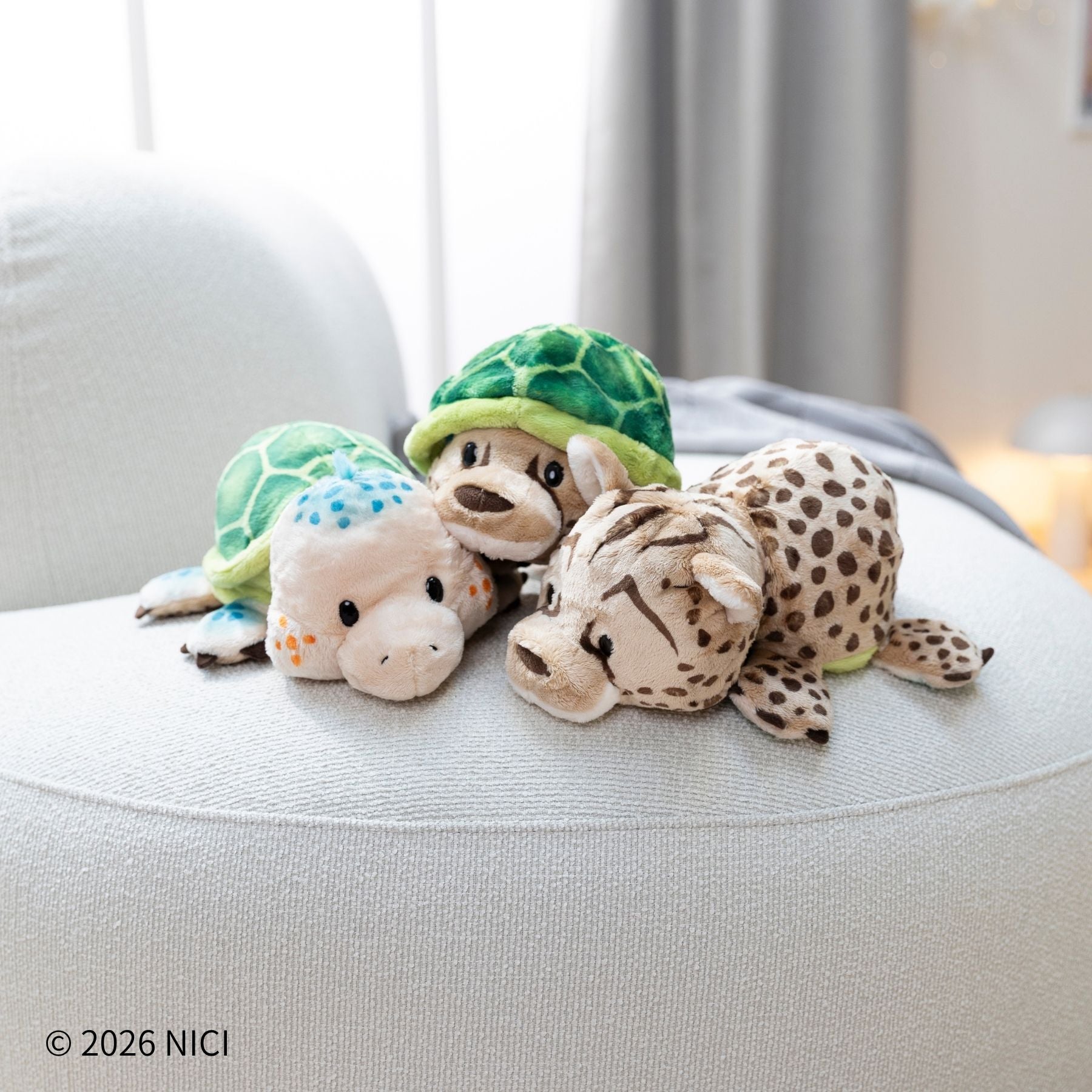 Twistimals 2in1 タートル＆チーター 25cm ぬいぐるみ／NICI（ニキ