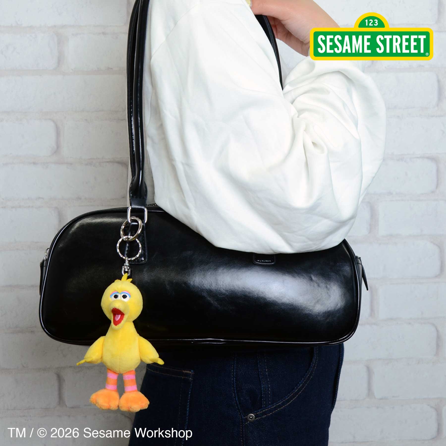 キーホルダー セサミストリート ビッグバード 10cm／NICI（ニキ）(ss26