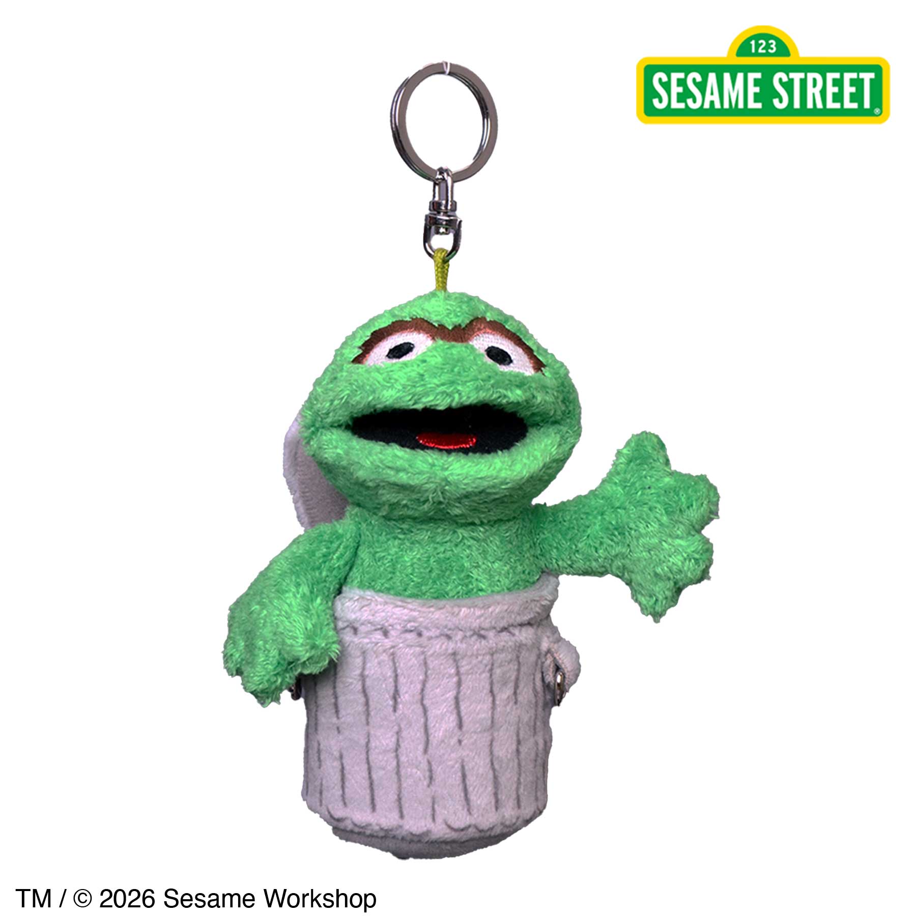 キーホルダー セサミストリート オスカー 10cm／NICI（ニキ） (ss26