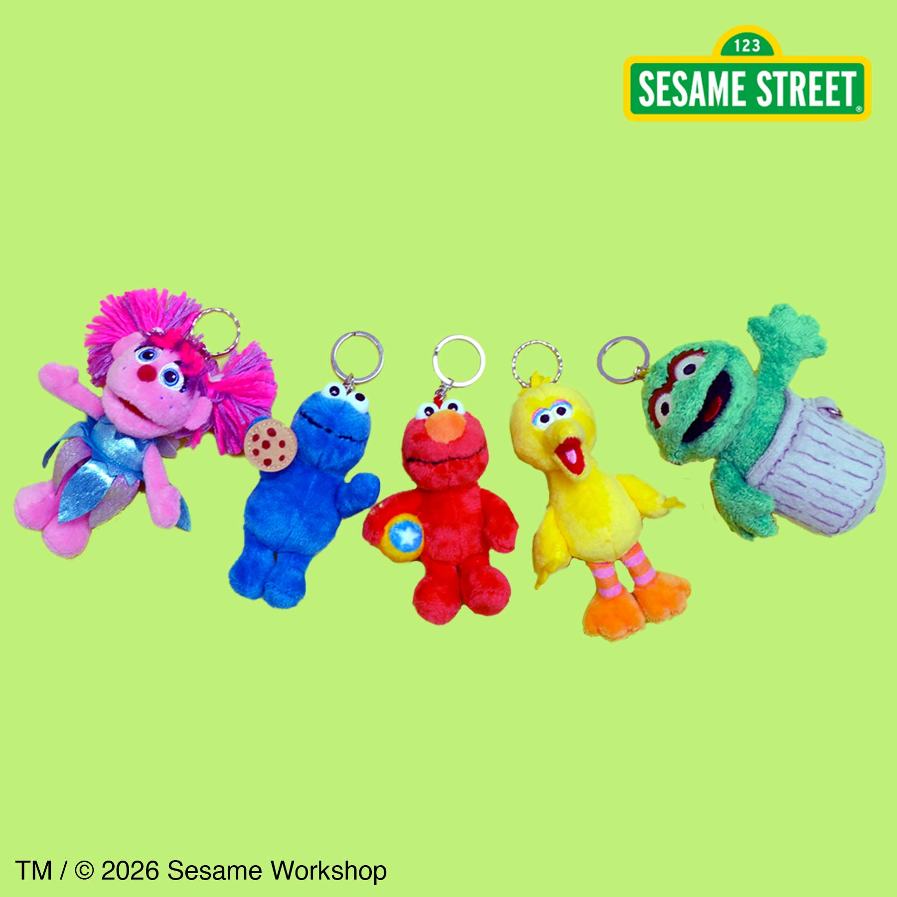 キーホルダー セサミストリート オスカー 10cm／NICI（ニキ） (ss26