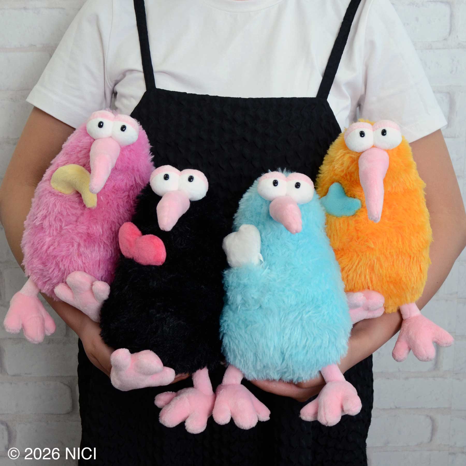 バード ビリー・レイ オレンジ ぬいぐるみ 25cm(clbd)／NICI（ニキ