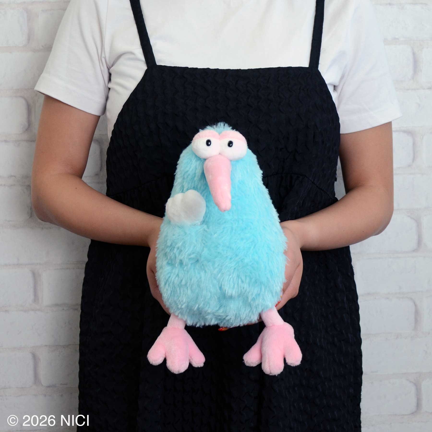 バード ビリー・レイ ライトブルー ぬいぐるみ 25cm(clbd)／NICI（ニキ