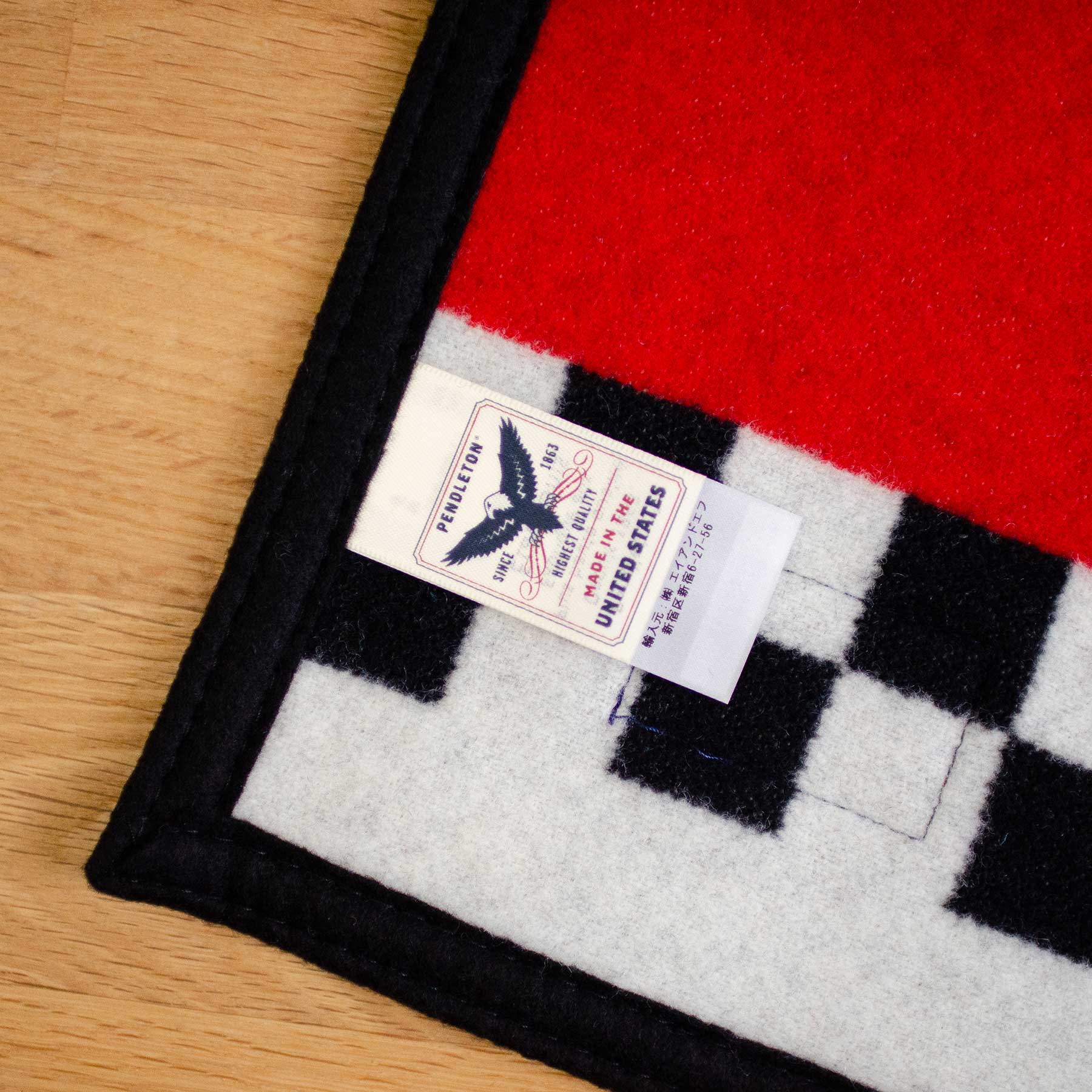 ウールブランケット 88x109㎝／PENDLETON×SANTACRUZ（ペンドルトン