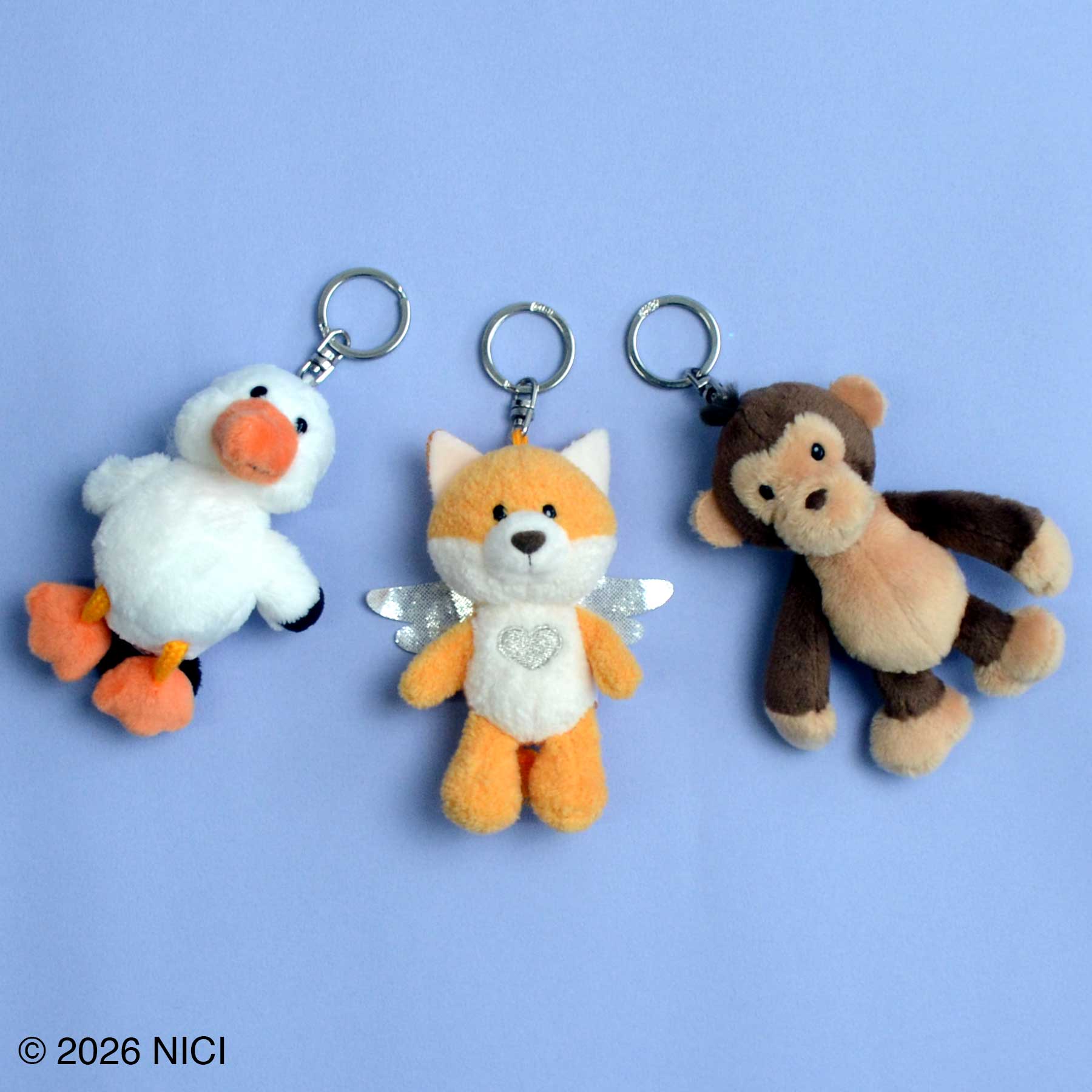 New Friends 2026 キーホルダー エンジェルフォックス 10cm／NICI